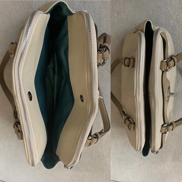 GREAT condition - Coach Penelope Ivory/brown Leather Satchel/shoulder Tote - Picture 13 of 15